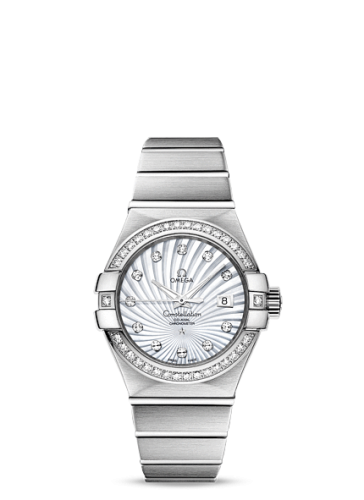 Omega Constellation Co-Axial 31 White Gold / Diamond / MOP Supernova